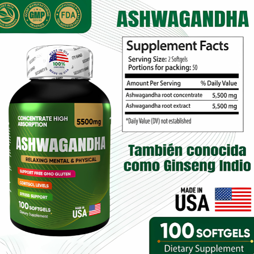 COMBO NAD+RESVERATROL Y ASHWAGANDHA 30% OFF